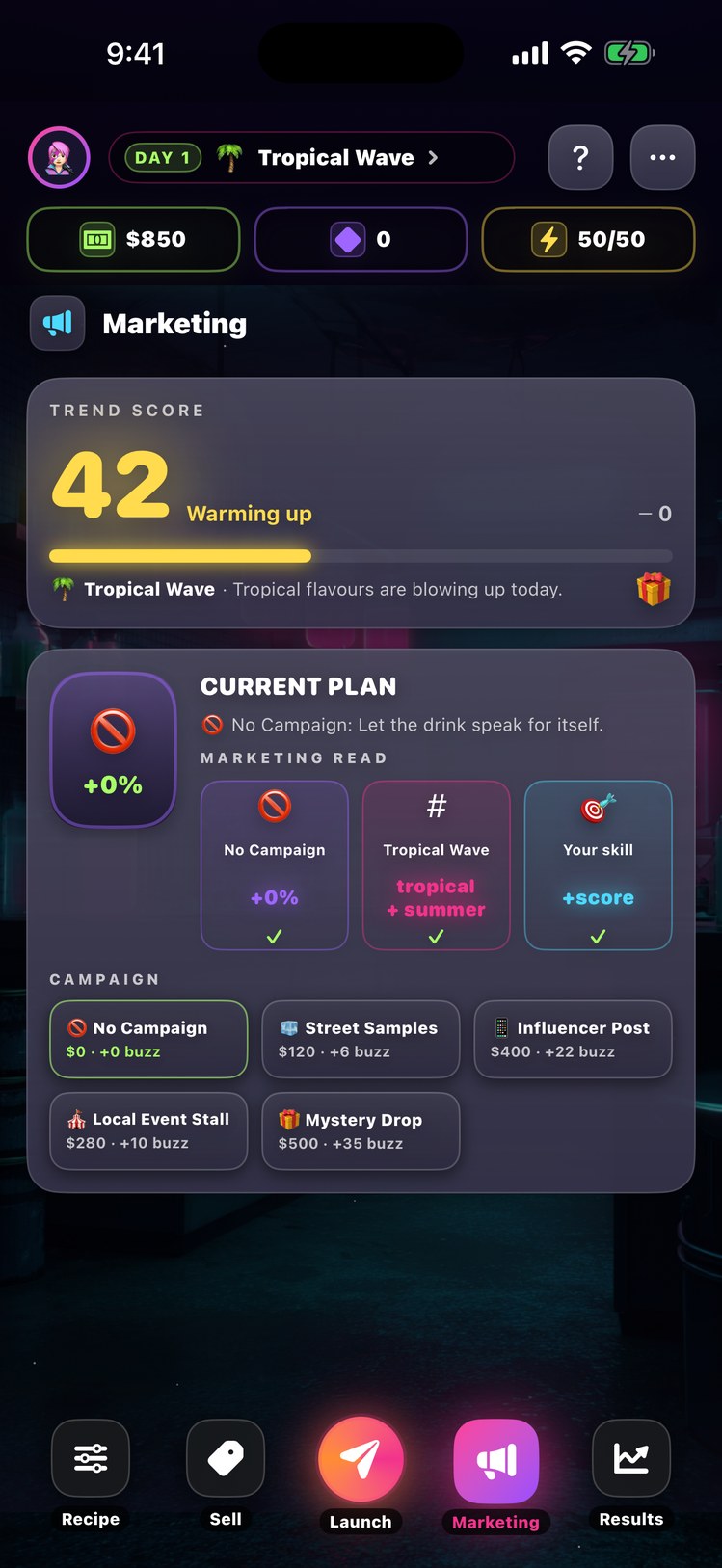 FizzLab screenshot