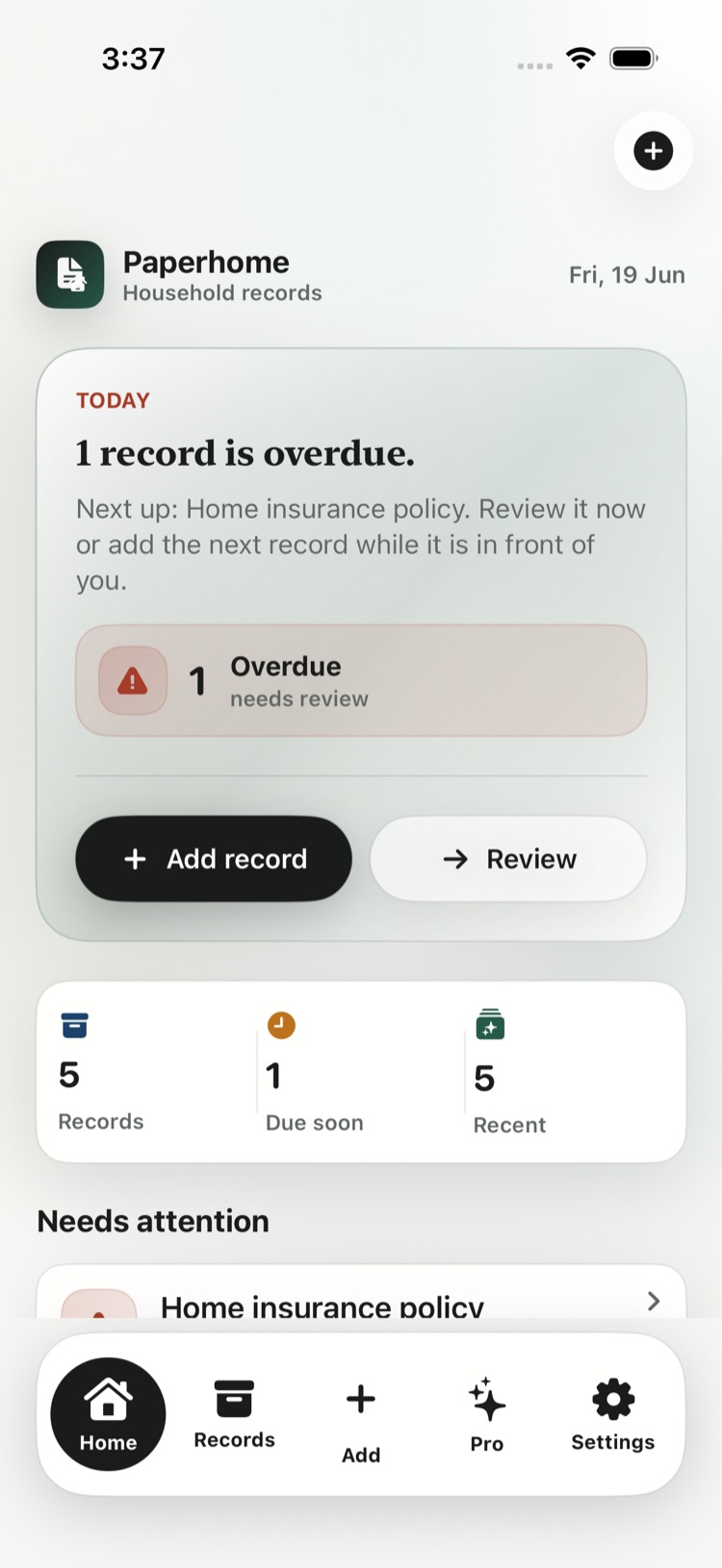 Paperhome screenshot