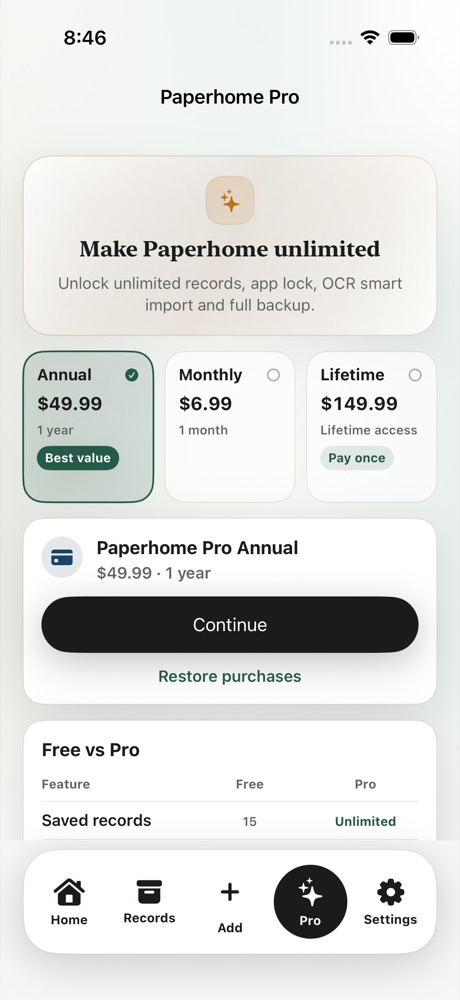 Paperhome screenshot