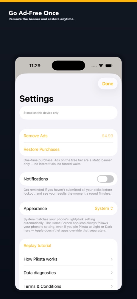 Piksta screenshot