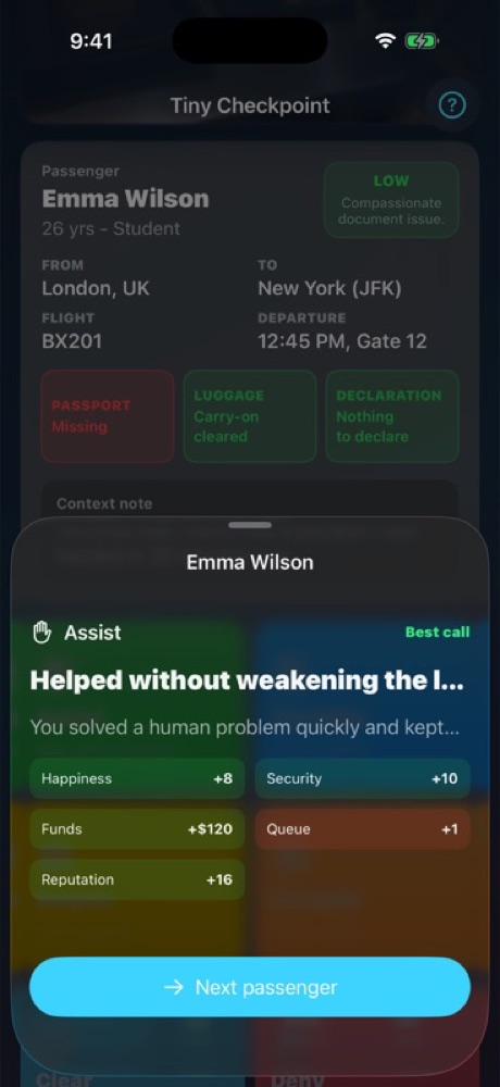 Tiny Checkpoint screenshot